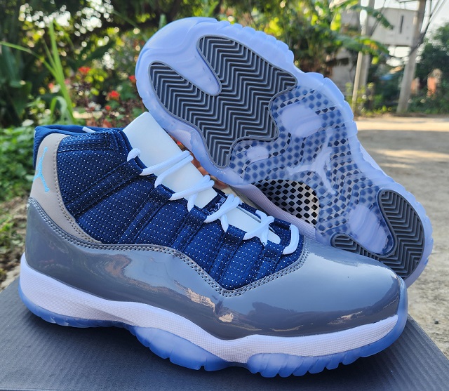 Air Jordan 11 Retro Blue Grey [Cheap Jordans Shoes 11 95]